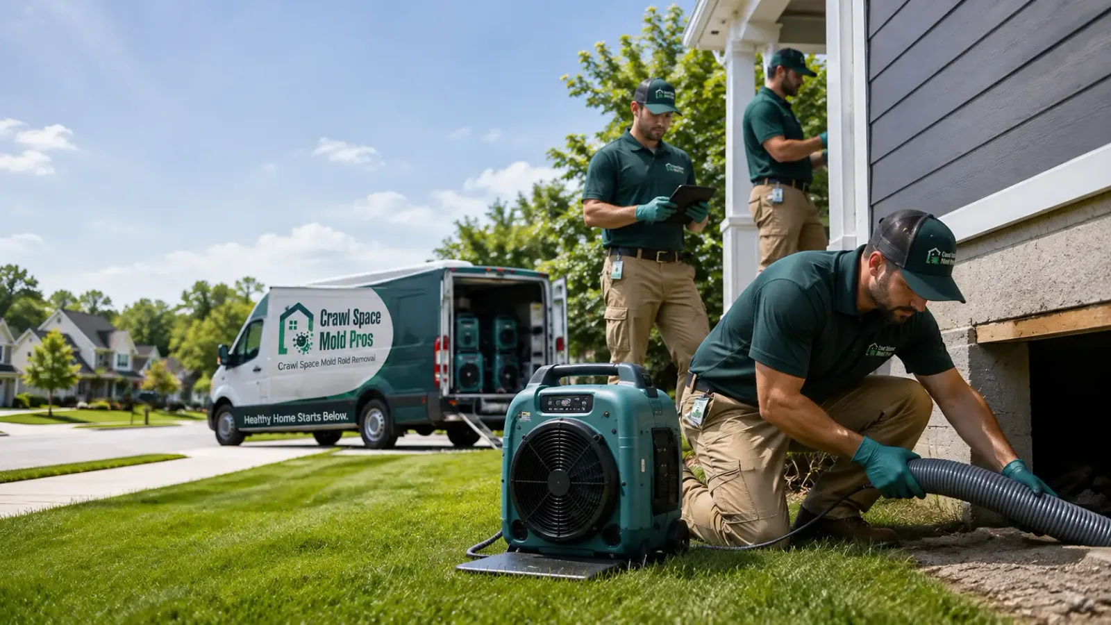 Crawl Space Mold Removal in Bennington, NH